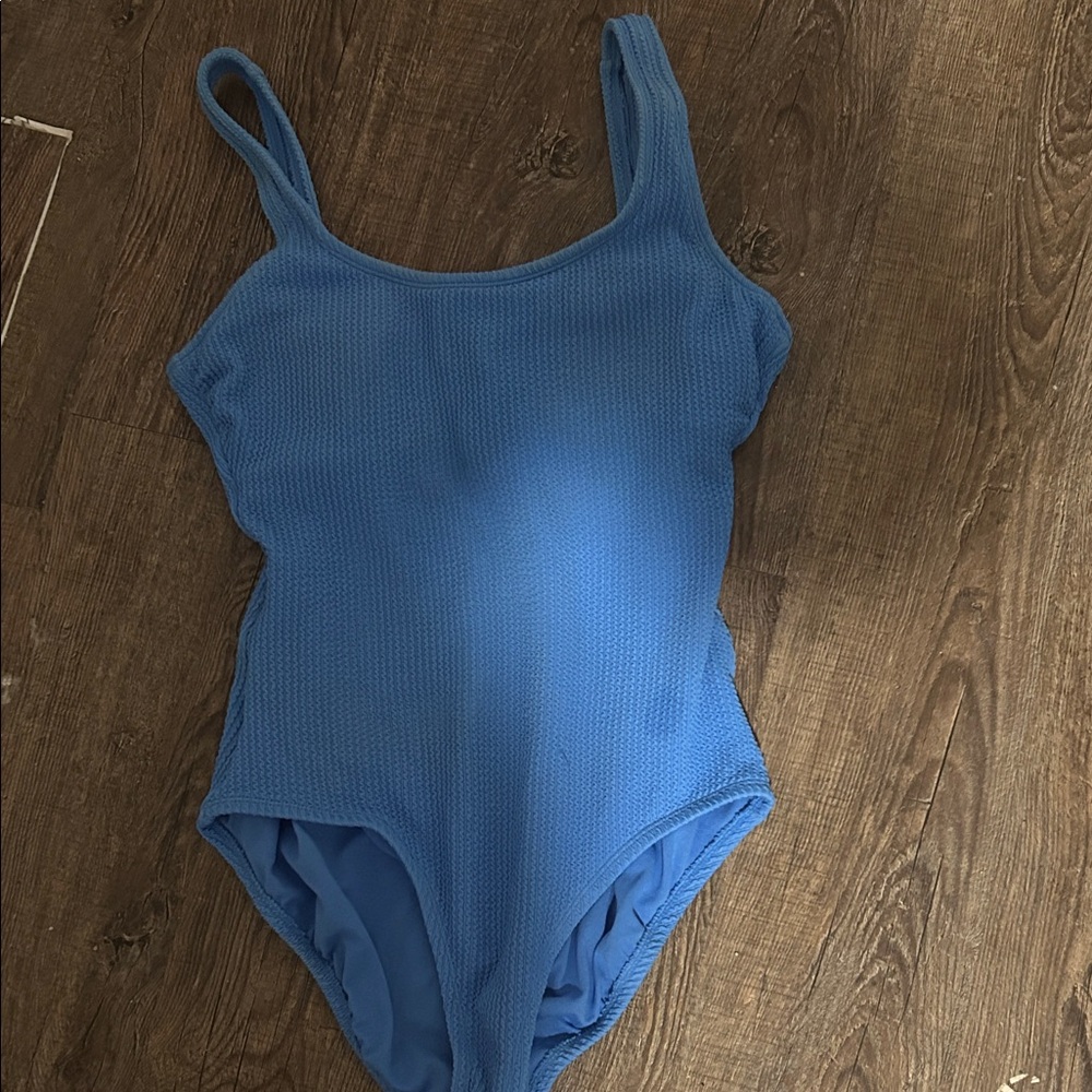 Blue One Piece Swimsuit